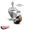 Service Caster 3.5 Inch High Temp Glass Filled Nylon 3/8 Inch Threaded Stem Caster with Brake SCC-TS20S3514-GFNSHT-TLB-381615 - alternate 2